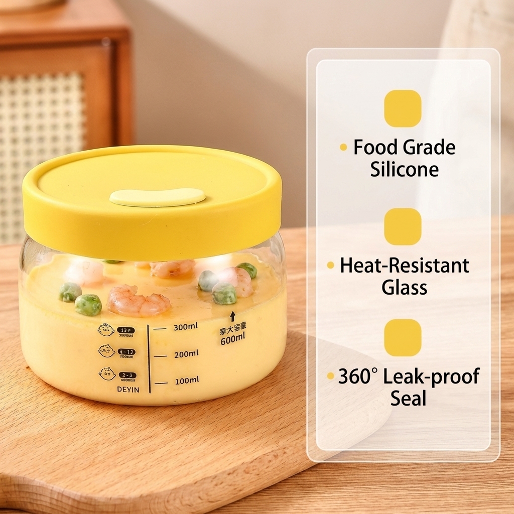 Food Storage Yellow - Yellow Glass Food Storage Containers with