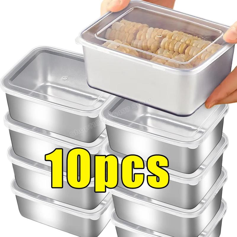Food Storage Metal Box - Stainless Steel Food Storage Container with