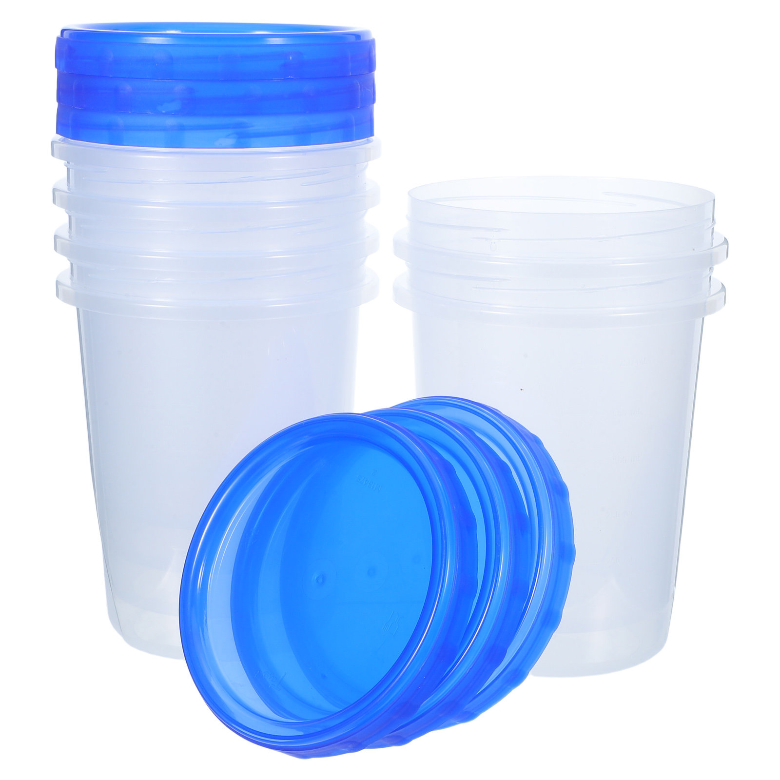 Food Storage Safe - 6Pcs Airtight Food Storage Containers Round