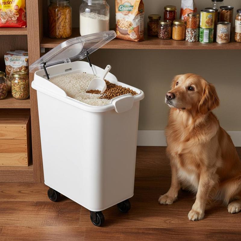 Food Storage In Restaurant - Food Ingredient Bin 21Gallon/80L For Kitchen