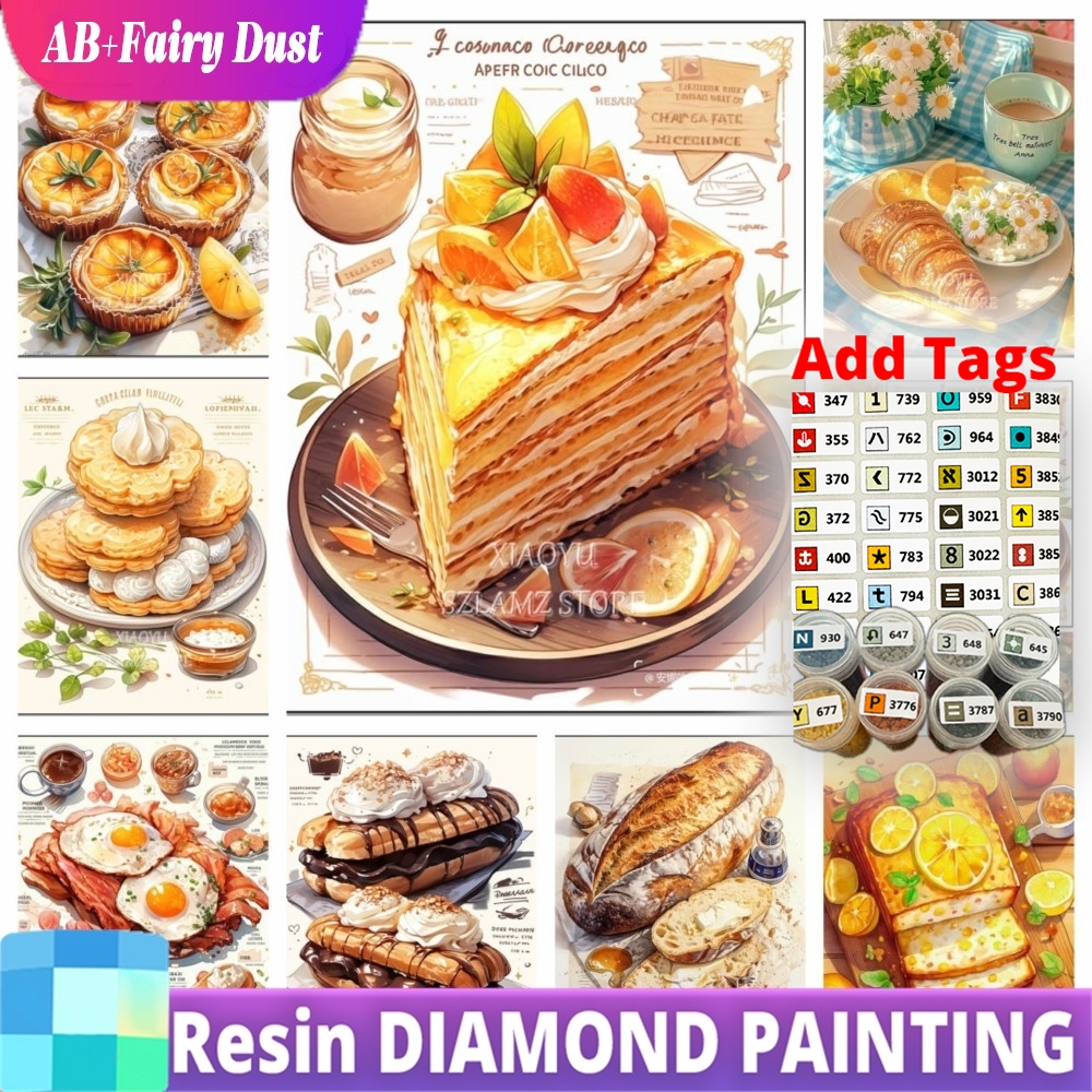 Food Storage Vault - Resin Fairy Dust AB Bread Food
