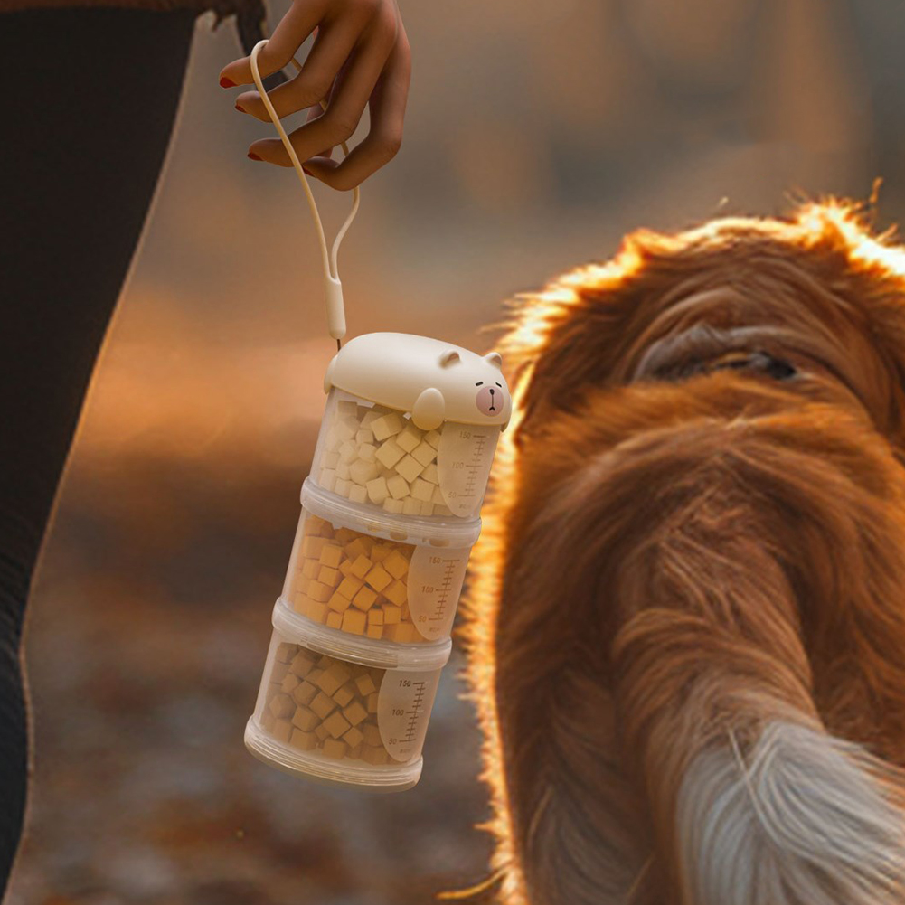 Food Storage Pet - Airtight Outdoor Dog Treat Jar Multi