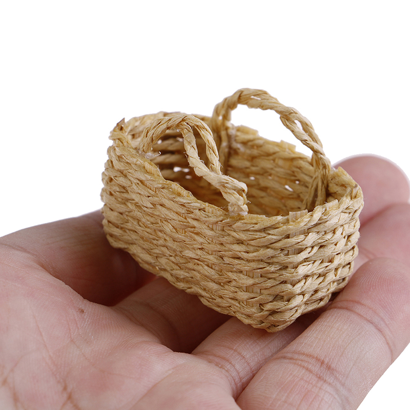 Food Storage Usa - 1:12 Dollhouse Miniature Storage Basket Vegetable