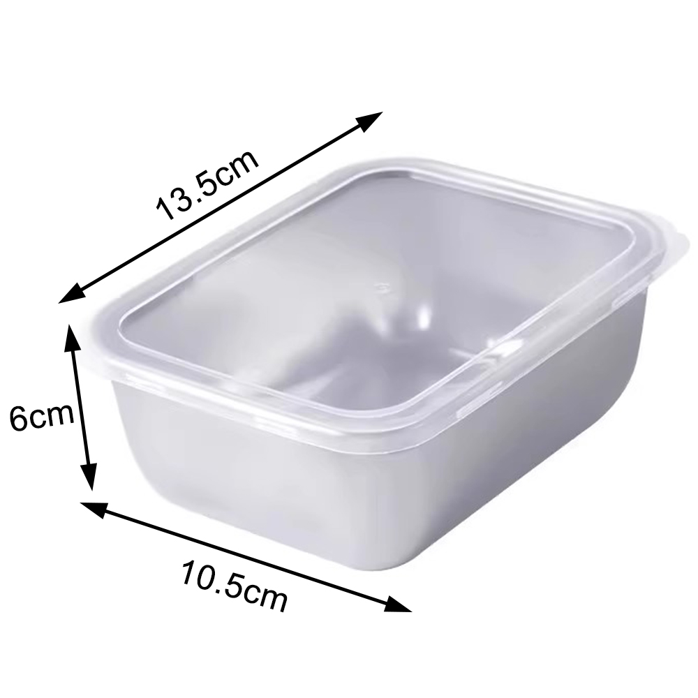 Food Storage Metal Box - Stainless Steel Food Storage Container with