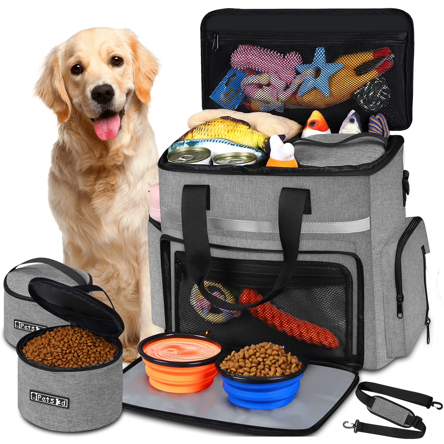 Xxl Food Storage Container - Petskd Outdoor Dog Organizer Bag with