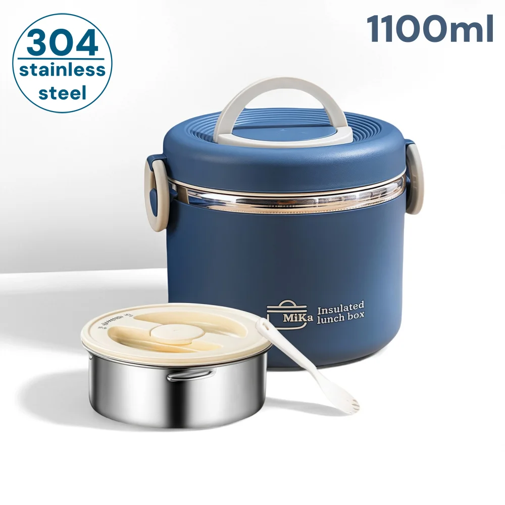 Food Storage Metal Box - Stainless Thermal Insulation Bento Lunch Box