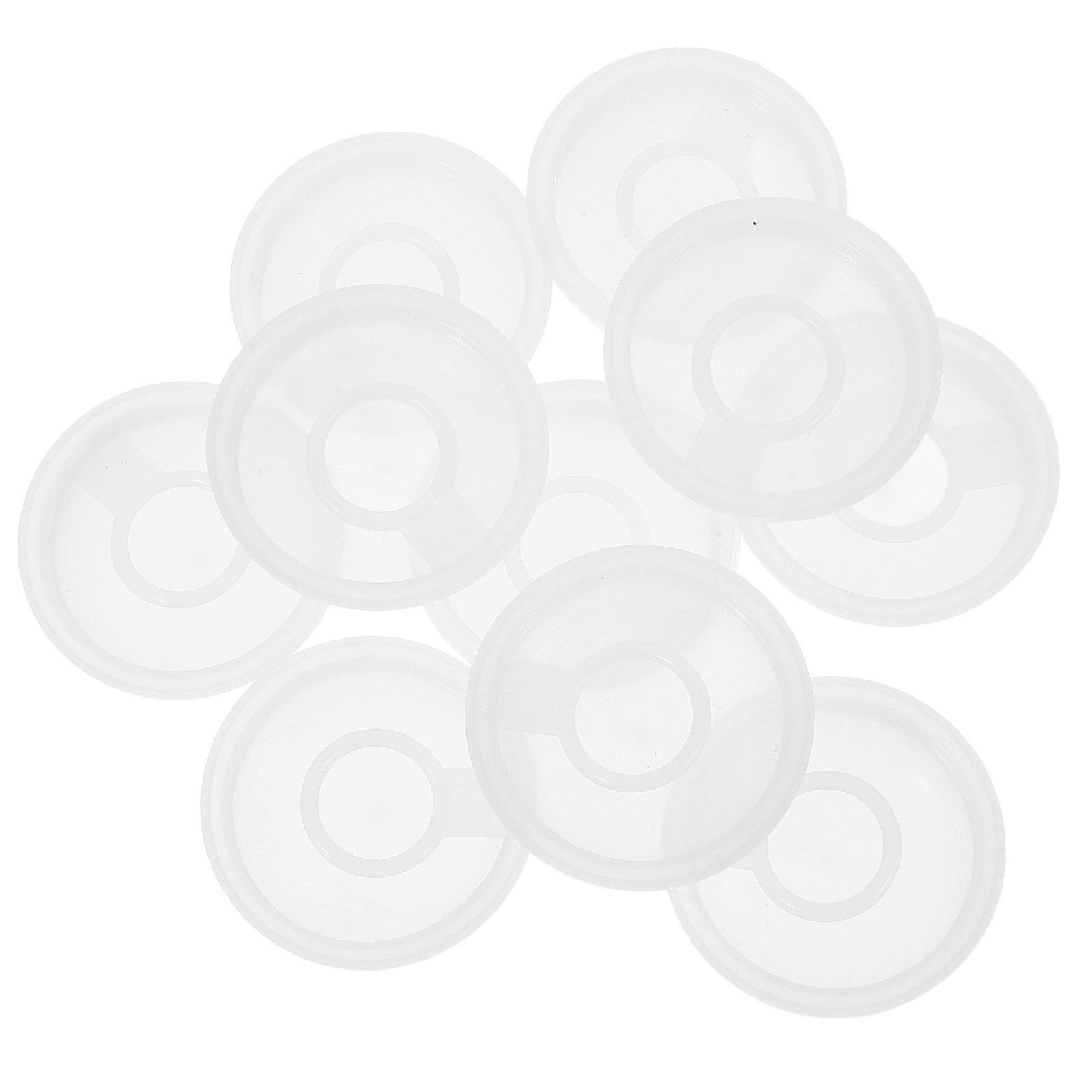 Food Storage Usa - 10Pcs Plastic Chemical Bucket Lids with