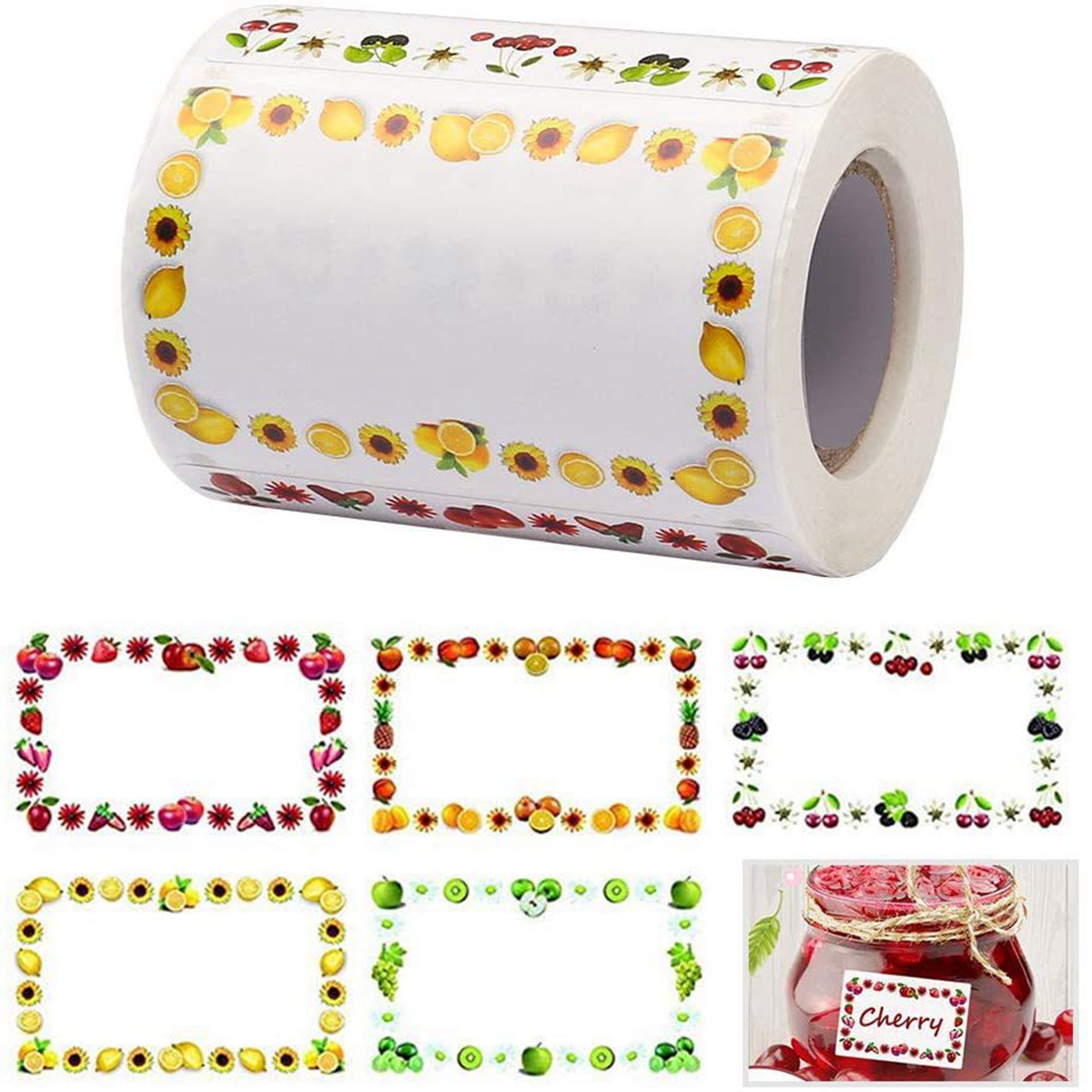 Food Storage In Restaurant - 250Pcs Rectangle Canning Labels for Food
