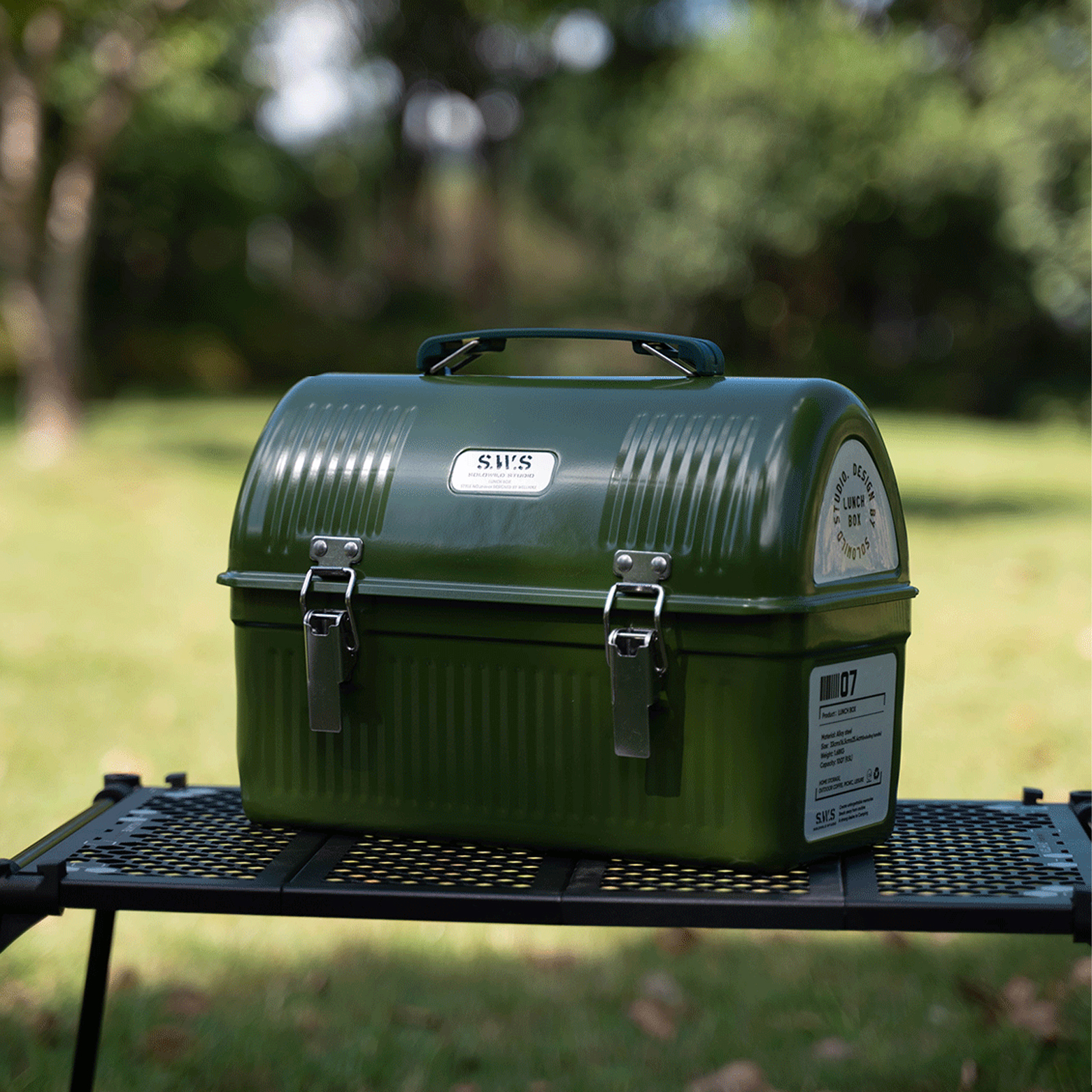 9.5L Vintage Camping Metal Lun - Food Storage Handling avis et prix