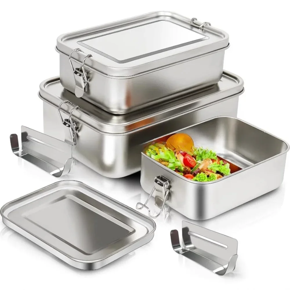 Stainless Steel Bento Box Meta - Food Storage Metal Box avis et prix