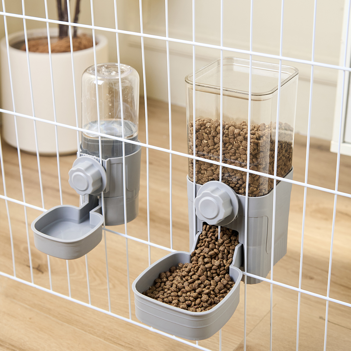 Automatic Pet Feeder Waterer D - Portion Control Container avis et prix