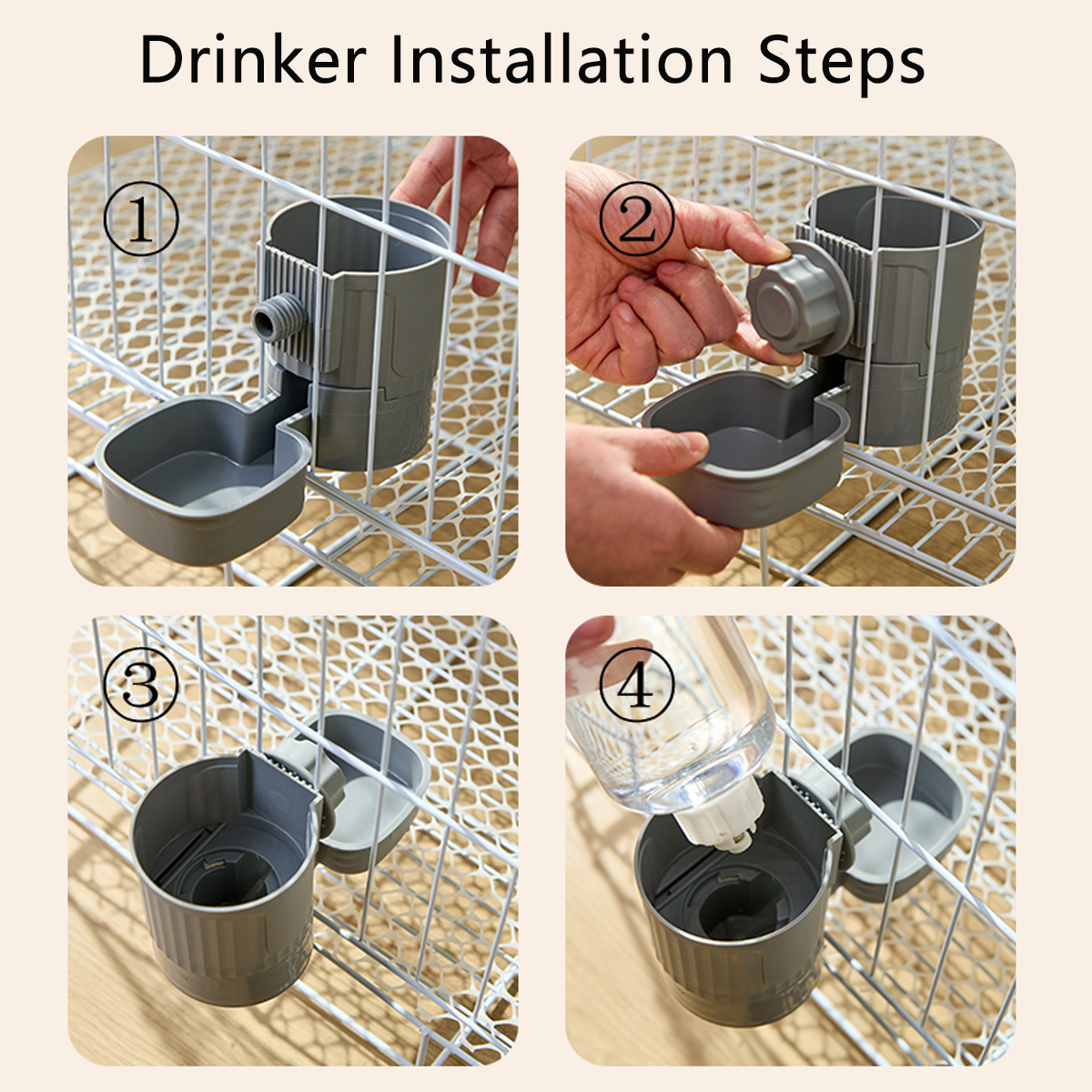 Automatic Pet Feeder Waterer D - Portion Control Container avis et prix