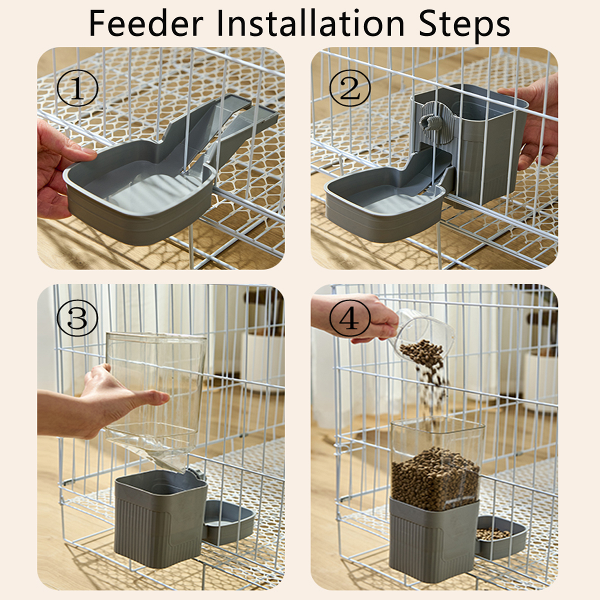 Automatic Pet Feeder Waterer D - Portion Control Container avis et prix