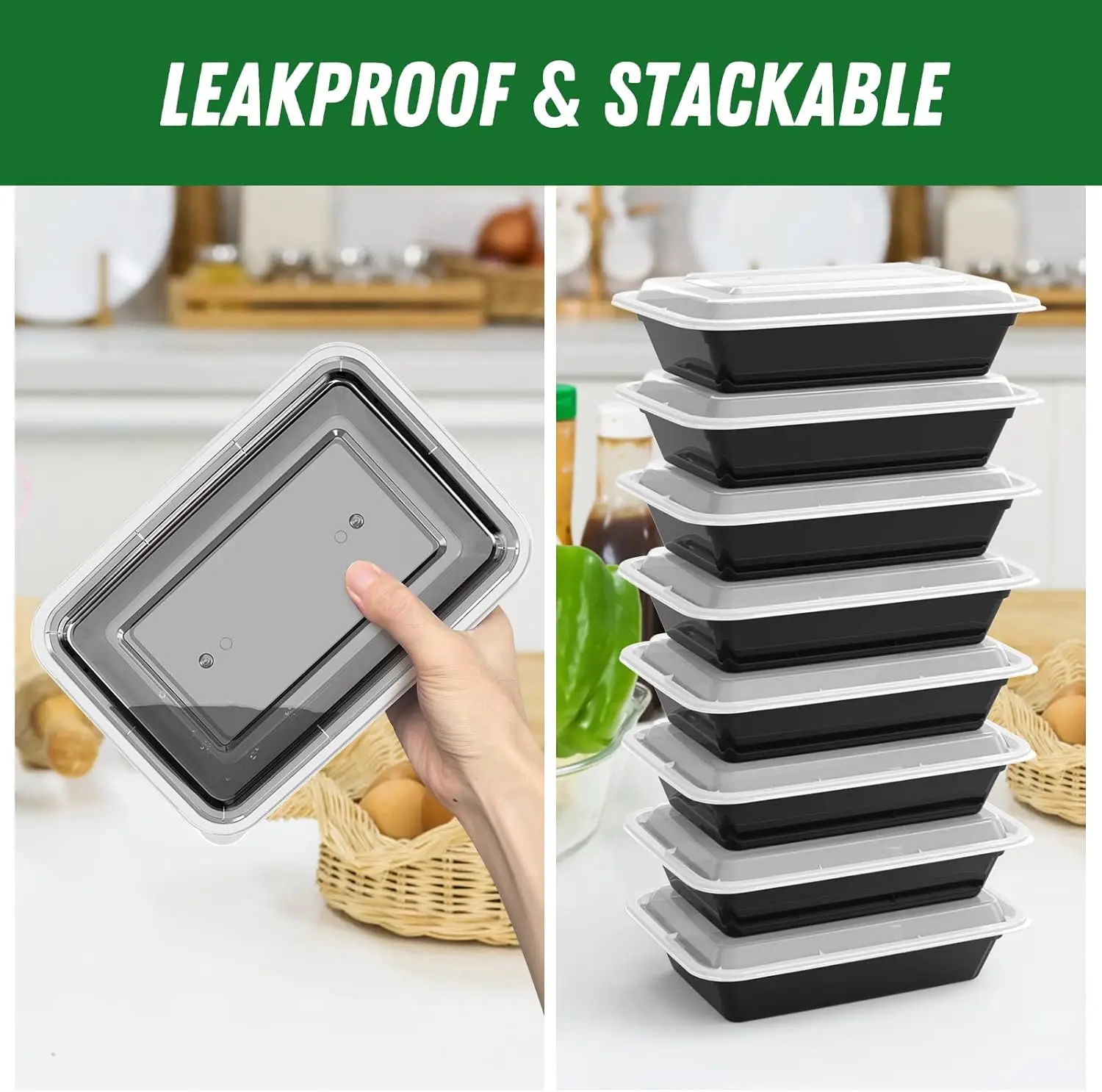 50 Pack (100-Piece) 32 oz Meal - Food Storage Safe avis et prix