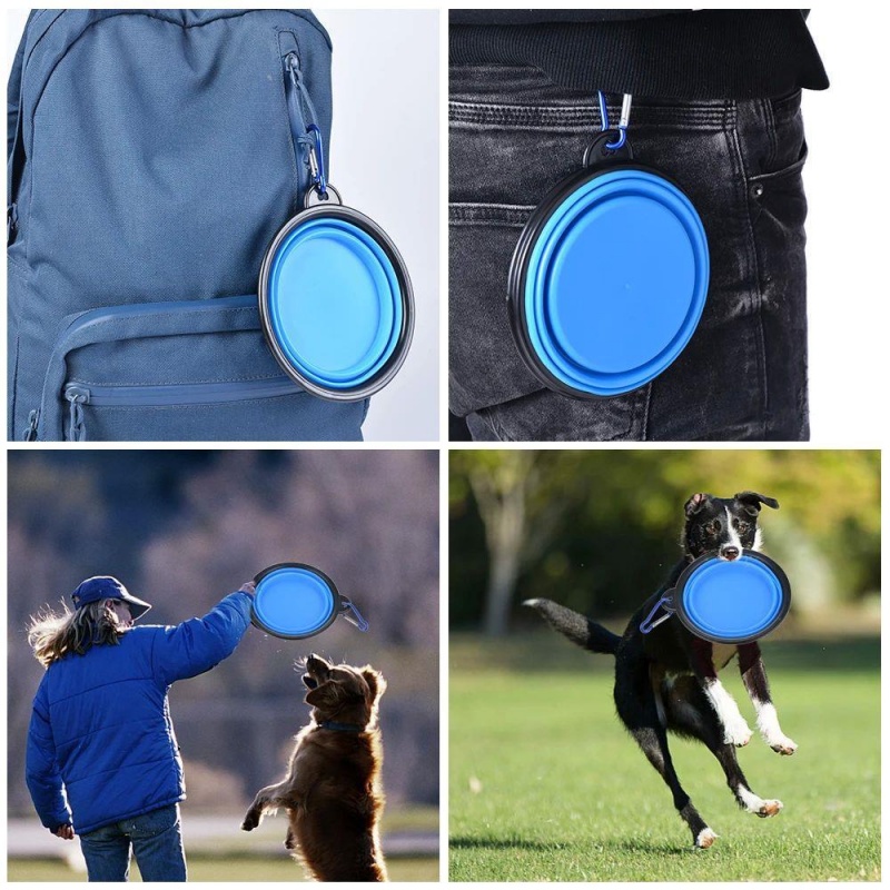 Folding Portable Silicone Dog  - Portion Control Container avis et prix