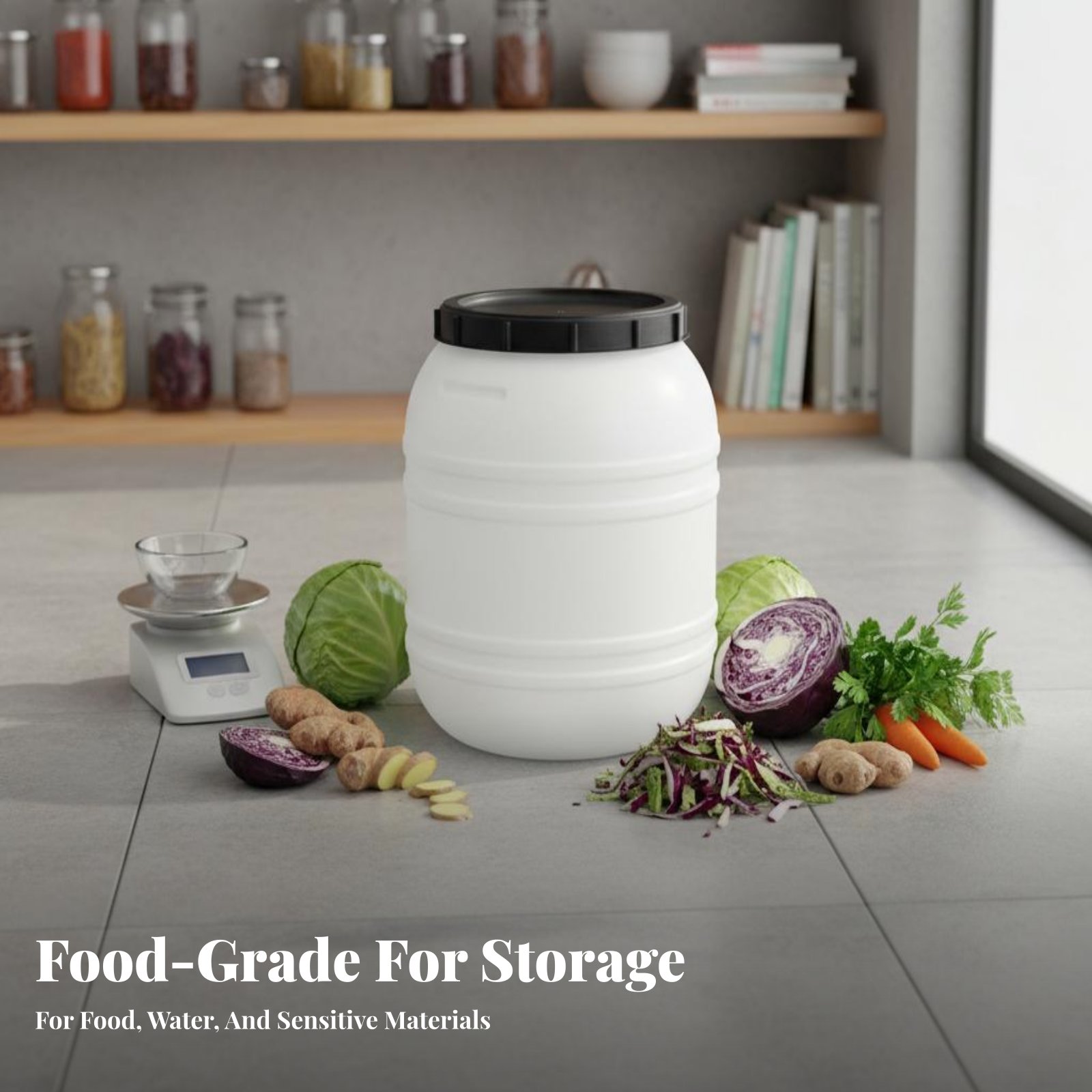 Food Grade Plastic Barrel Airt - Food Storage Usa avis et prix