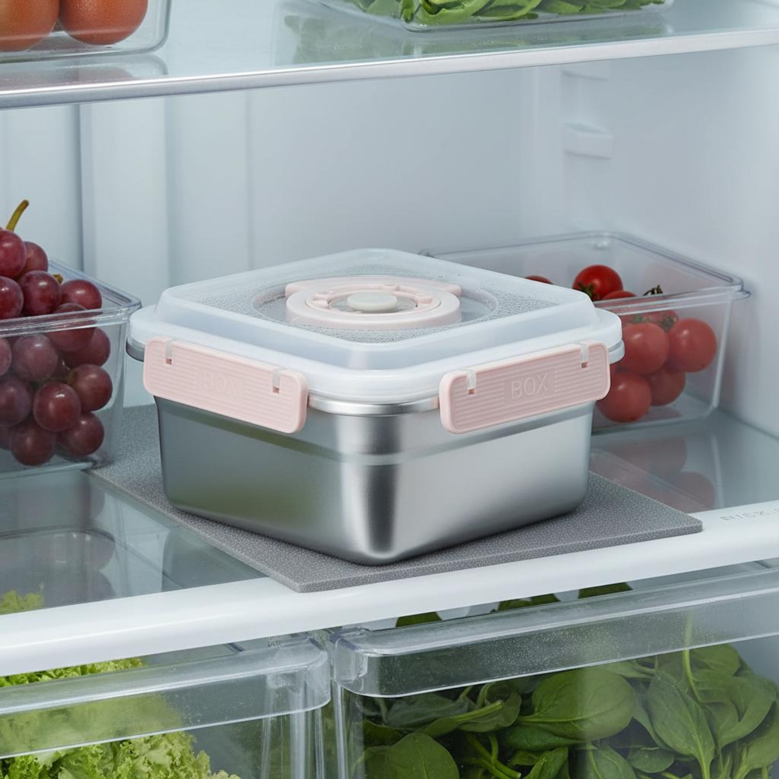 3 Pieces Stainless Steel Food  - Food Storage Metal Box avis et prix