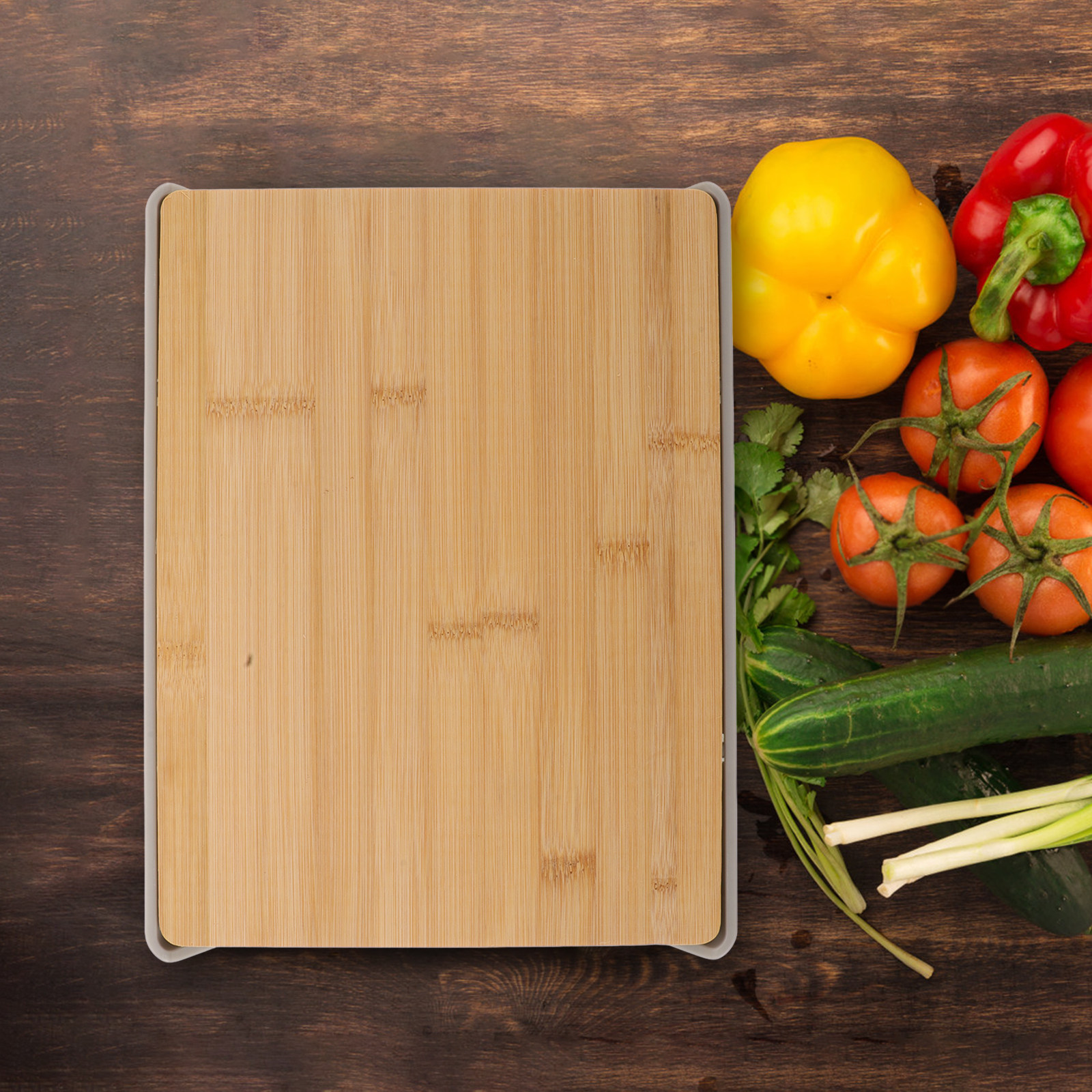 Bamboo Cutting Board with Pull - Food Storage Usa avis et prix