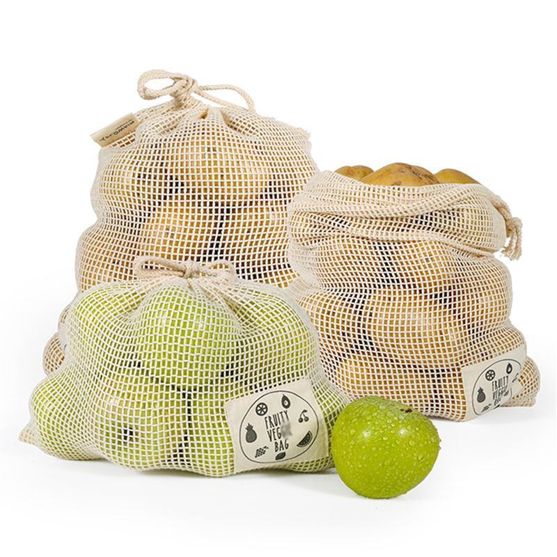 6/10 Packs Organic Cotton Reus - Produce Bag Reusable Mesh avis et prix