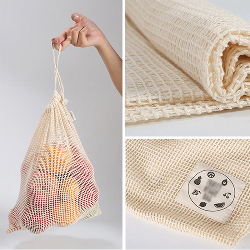 6/10 Packs Organic Cotton Reus - Produce Bag Reusable Mesh avis et prix
