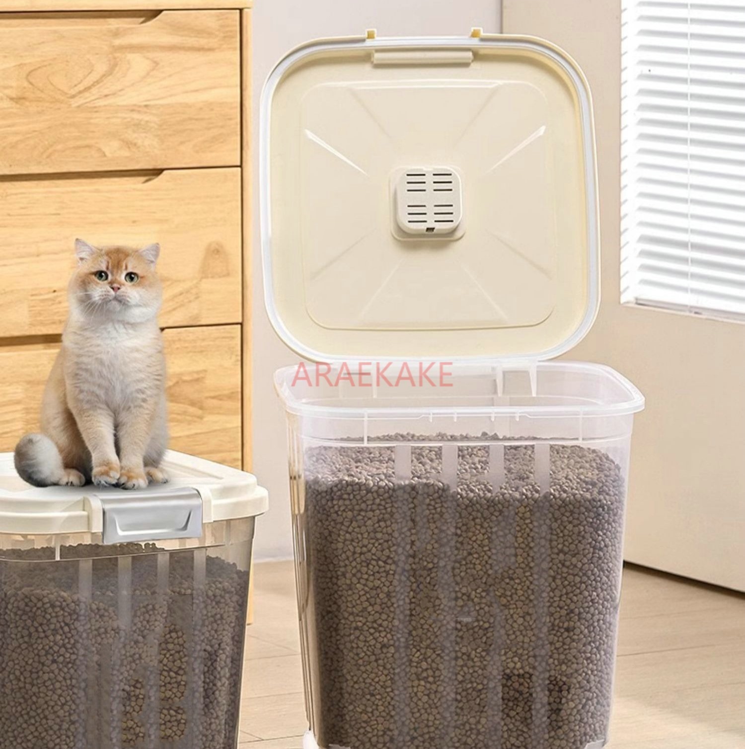 Cat food storage bucket, dog f - Food Storage Pet avis et prix
