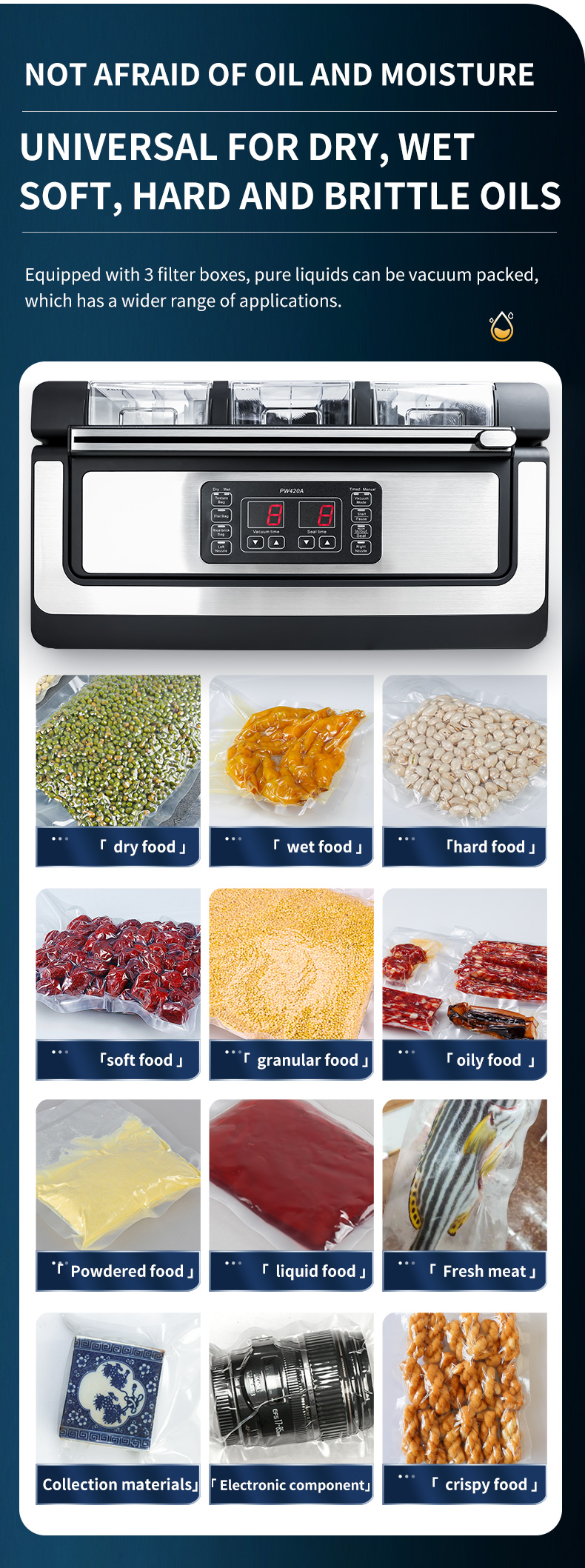 Kitchen Vacuum Food Preservati - Food Storage Vacuum Sealer Machine avis et prix