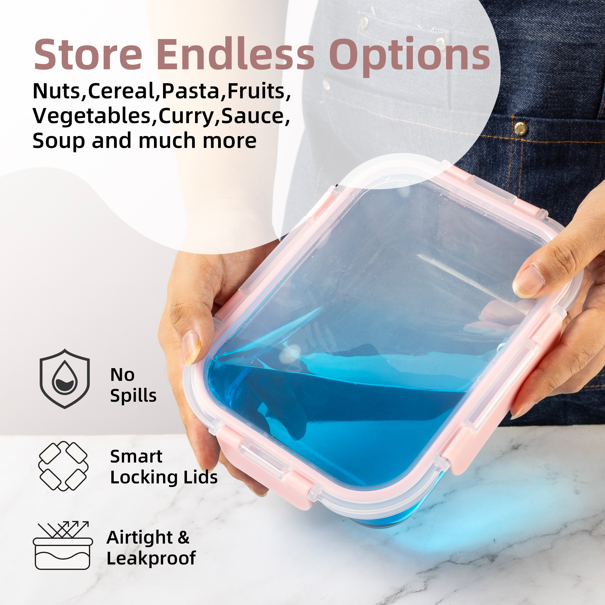 16-Piece Glass Food Storage Co - Food Storage Bowls avis et prix