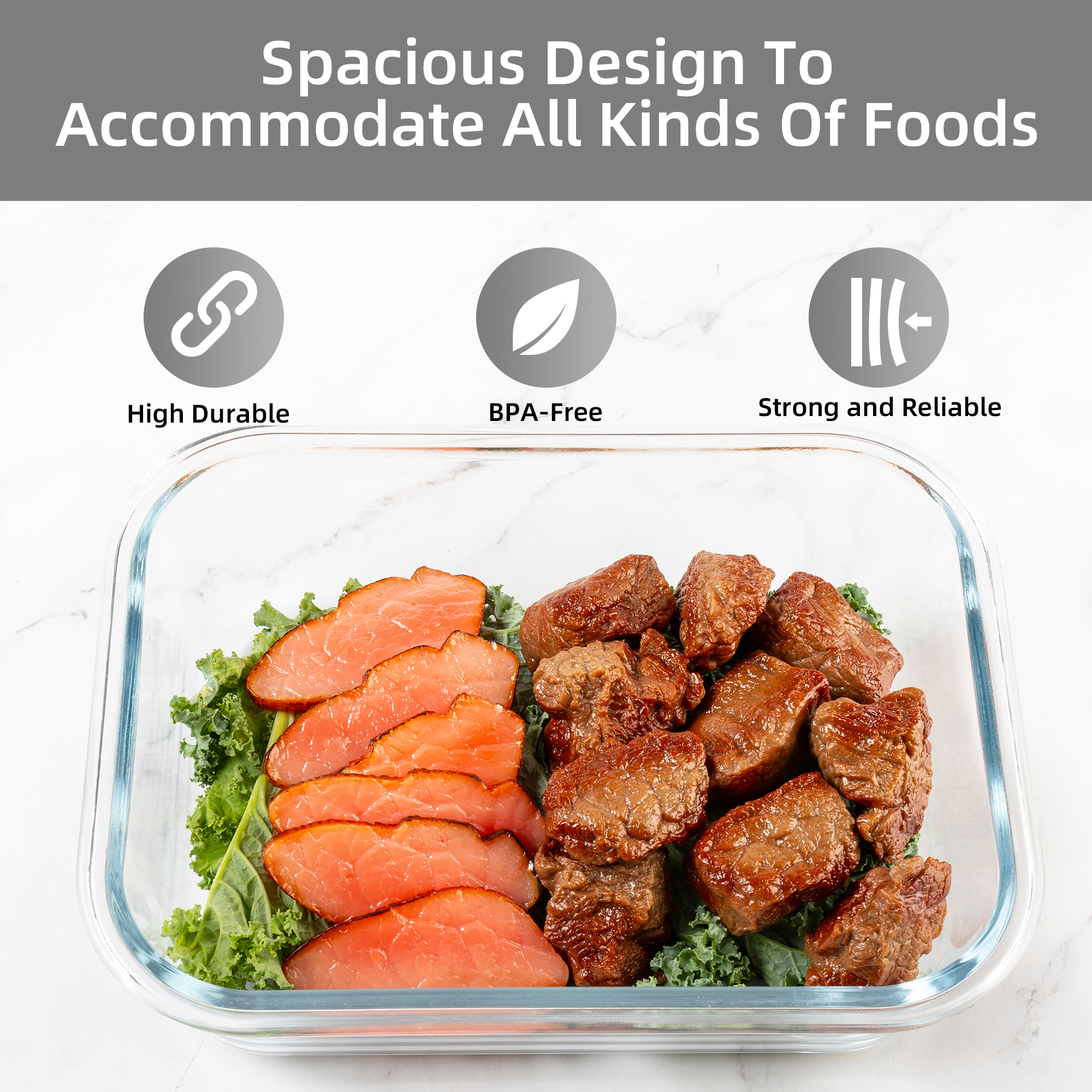 16-Piece Glass Food Storage Co - Food Storage Bowls avis et prix