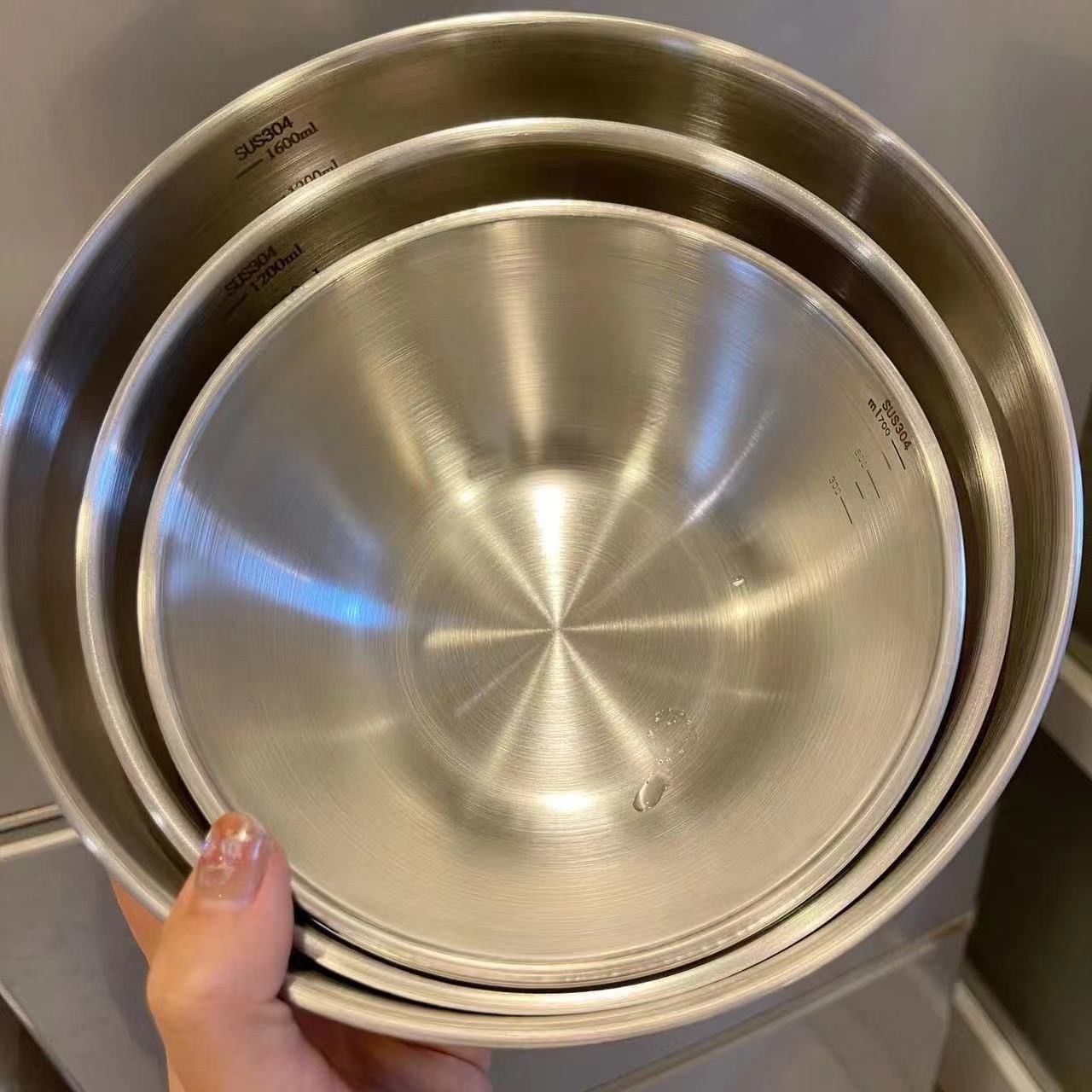 1-3 Stainless Steel Bowl Set w - Food Storage Bowls avis et prix