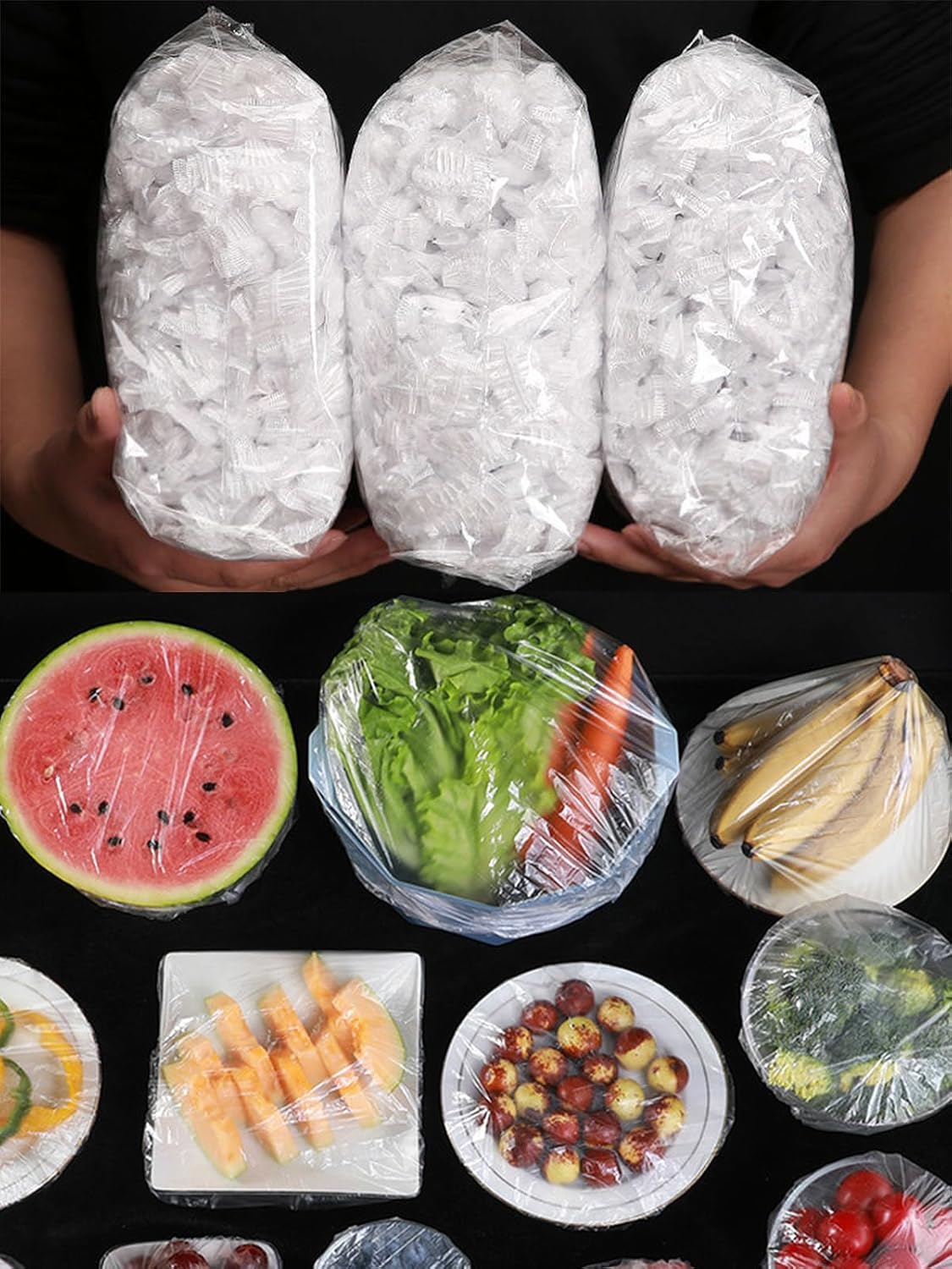 300PCS Elastic Food Covers, St - Food Storage Bowls avis et prix