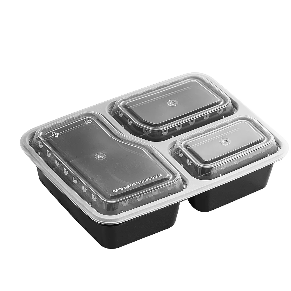 7 Pack 3 Compartment Meal Prep - Food Storage With Colander avis et prix