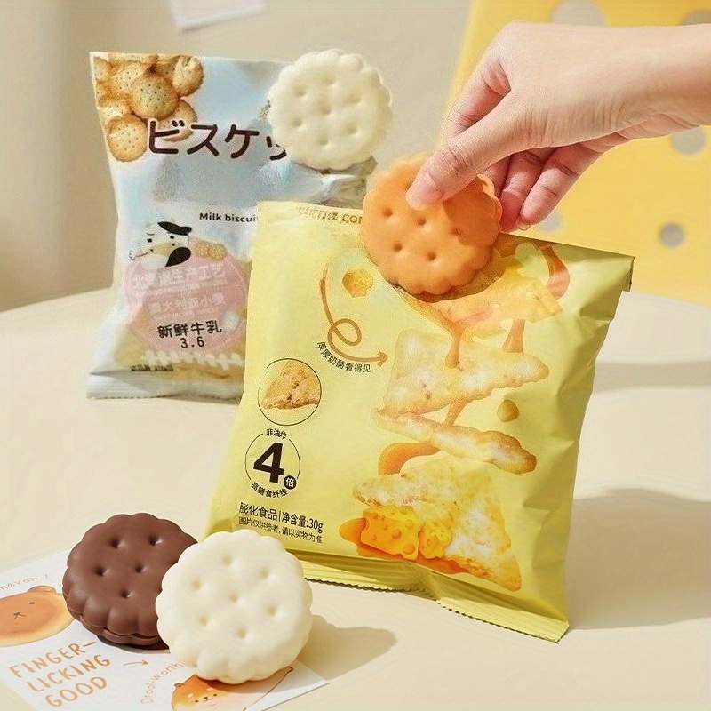 2pcs White/Yellow Cookie-Shape - Food Storage Yellow avis et prix
