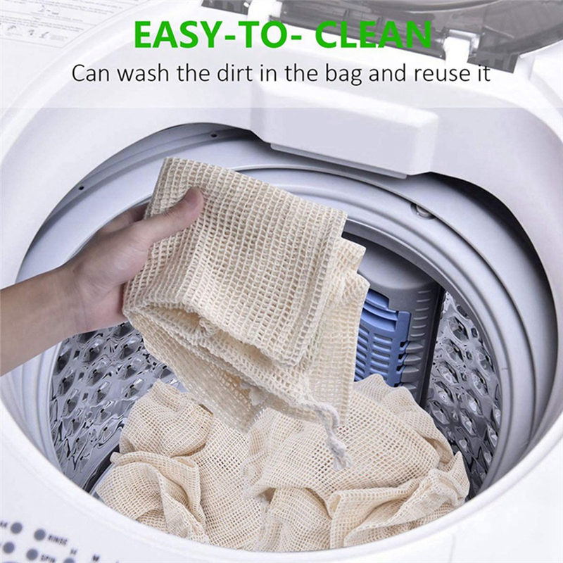 -A23G 9Pcs/Set High Quality Me - Produce Bag Reusable Mesh avis et prix