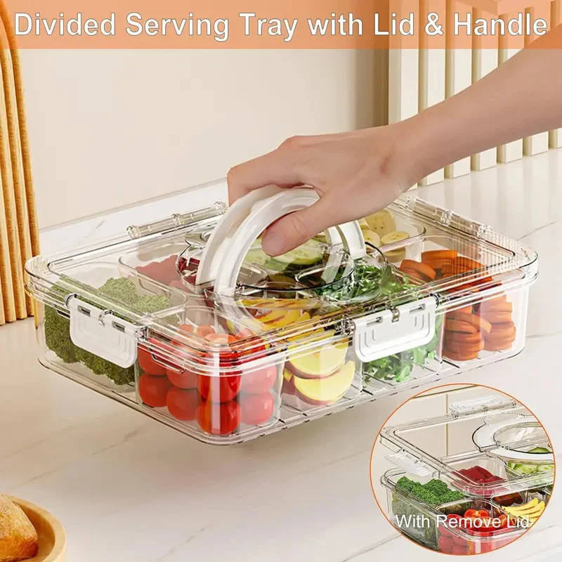 Transparent Divided Food Stora - Food Storage Handling avis et prix