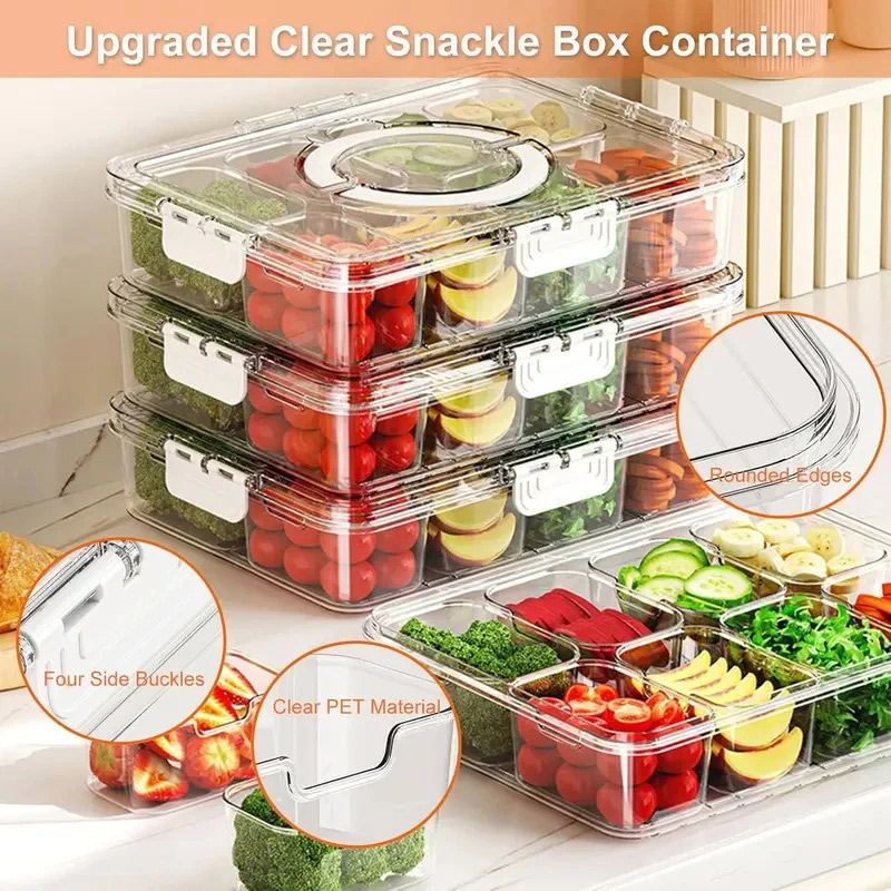 Transparent Divided Food Stora - Food Storage Handling avis et prix
