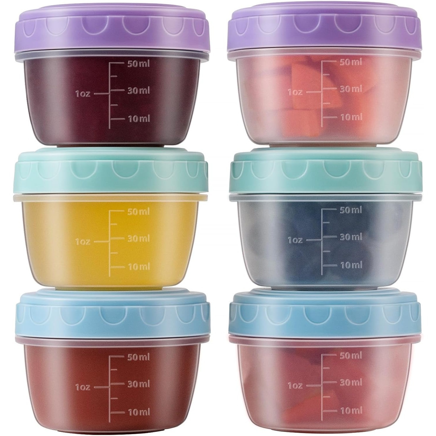 1-6 Pack 2.7 OZ Salad Dressing - Food Storage Bowls avis et prix