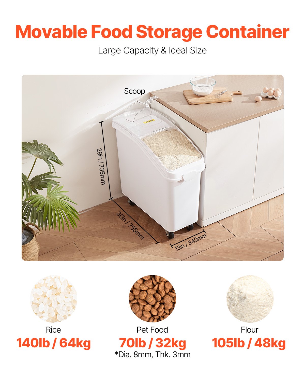 Food Ingredient Bin 21Gallon/8 - Food Storage In Restaurant avis et prix