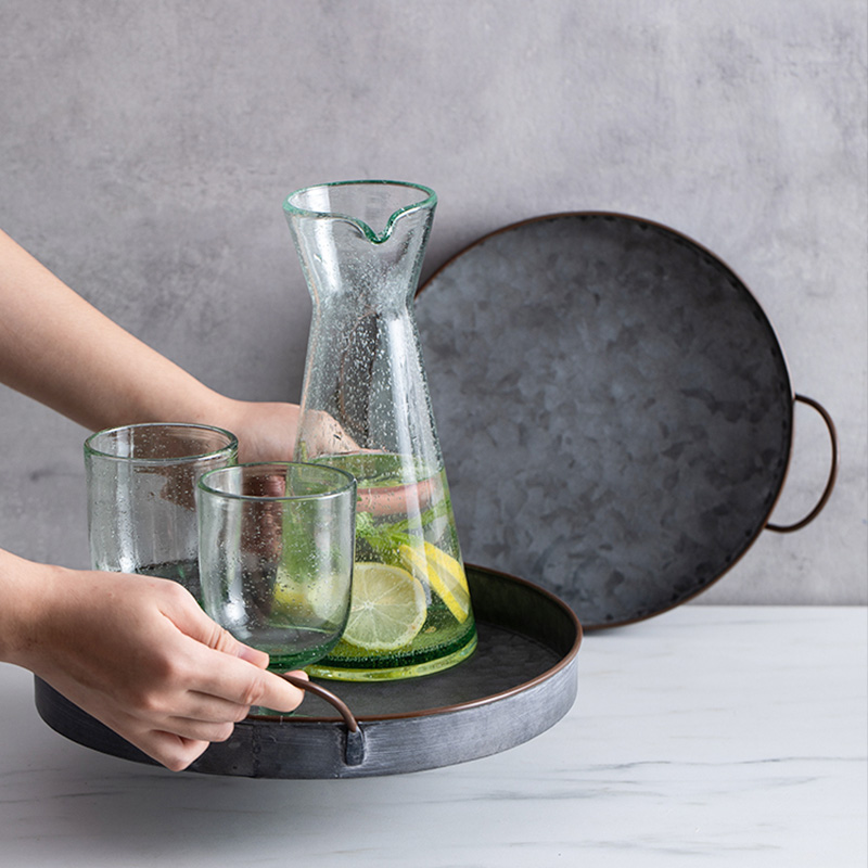 European Retro Round Iron Plat - Food Storage In Restaurant avis et prix