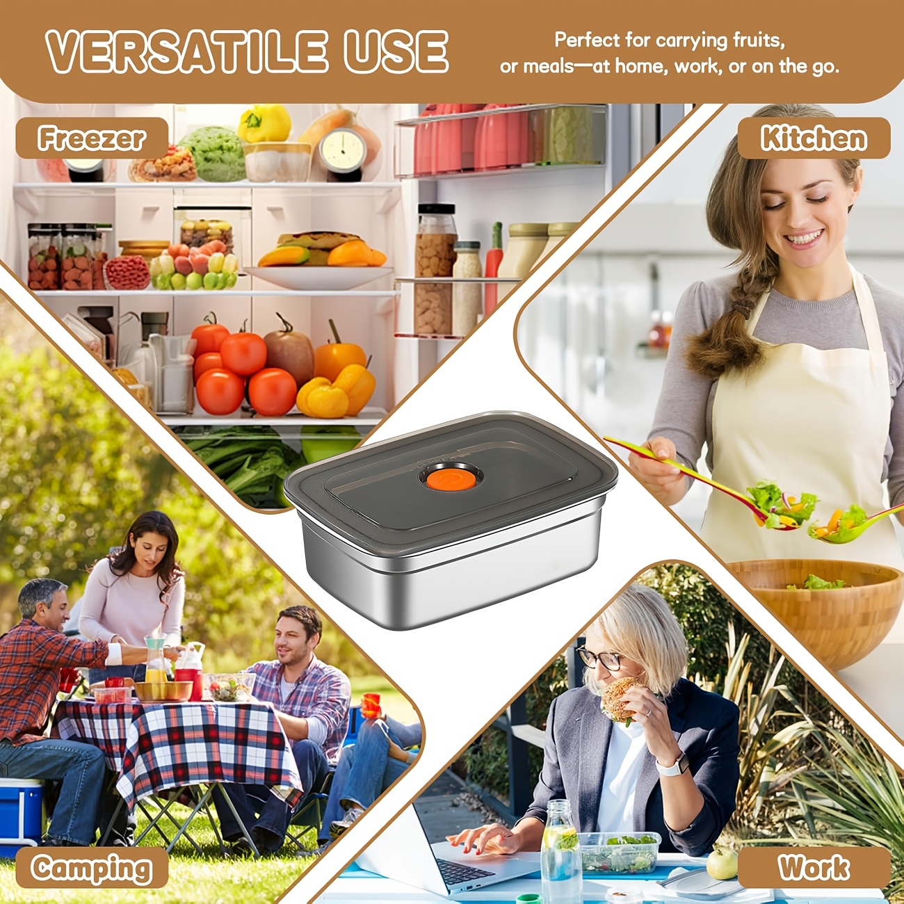 10-Piece Stainless Steel Food  - Food Storage In Restaurant avis et prix