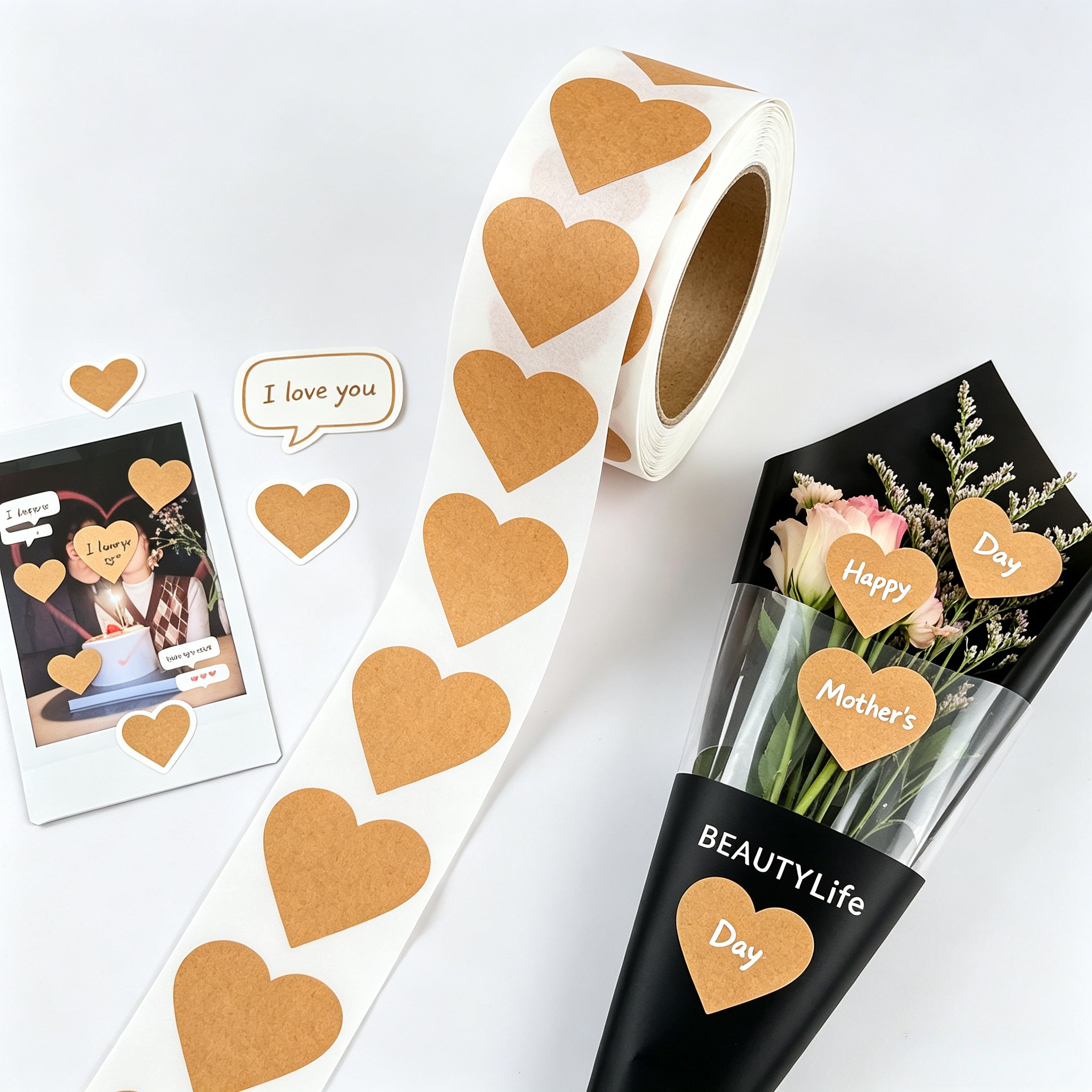 250-800pcs Kraft Paper Sticker - Food Storage Labels avis et prix