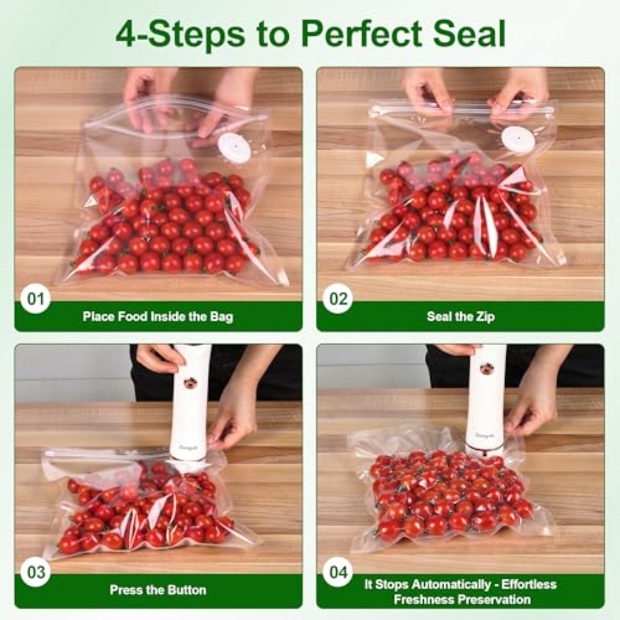 Compact Vacuum Sealer for Food - Vacuum Sealer Bag avis et prix