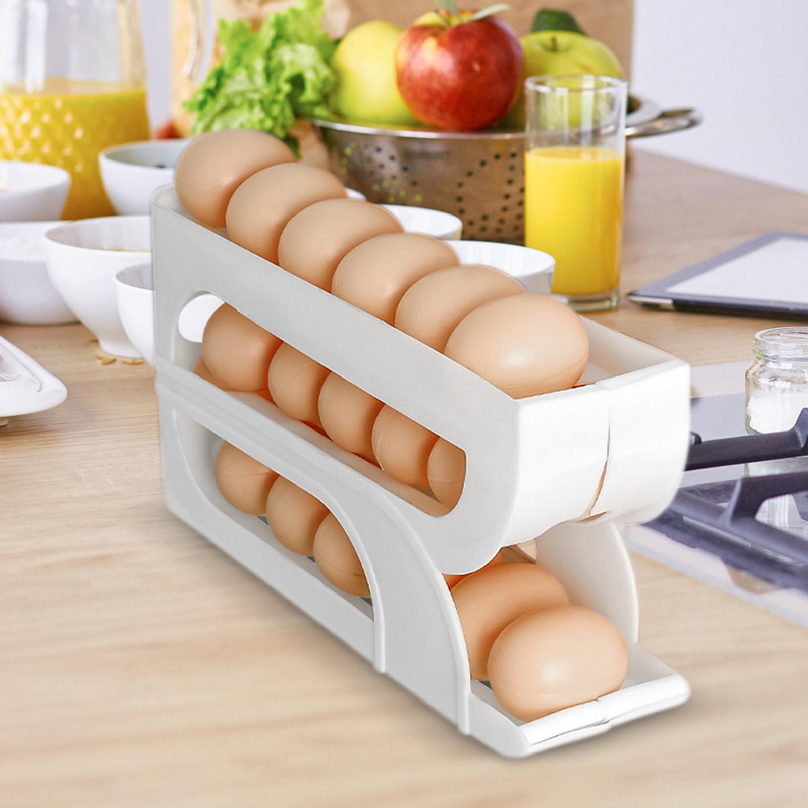 Egg Container for Refrigerator - Food Storage Yellow avis et prix
