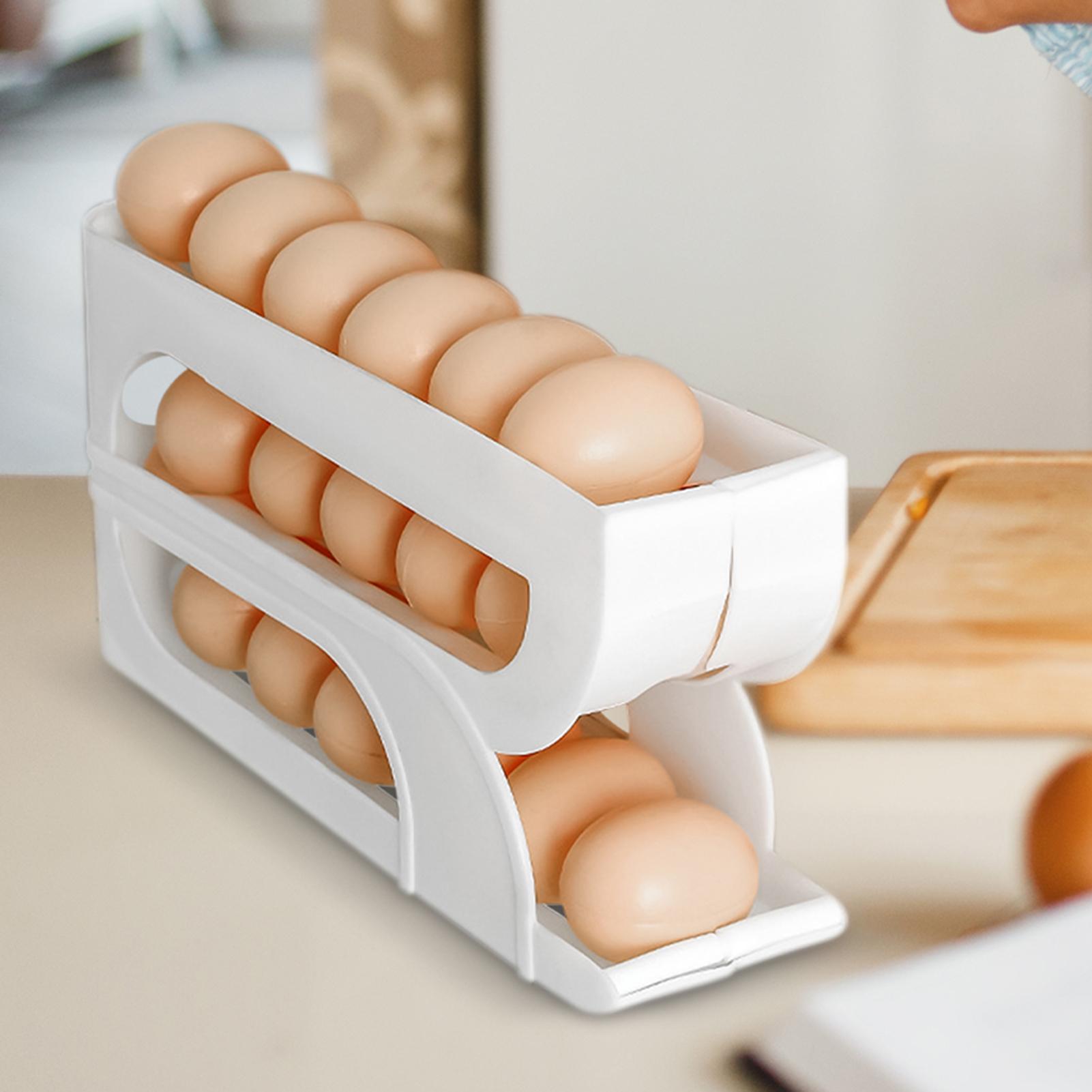 Egg Container for Refrigerator - Food Storage Yellow avis et prix