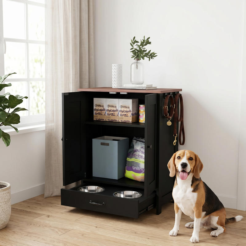 PawHut Pet Feeding Station, Do - Food Storage Pet avis et prix