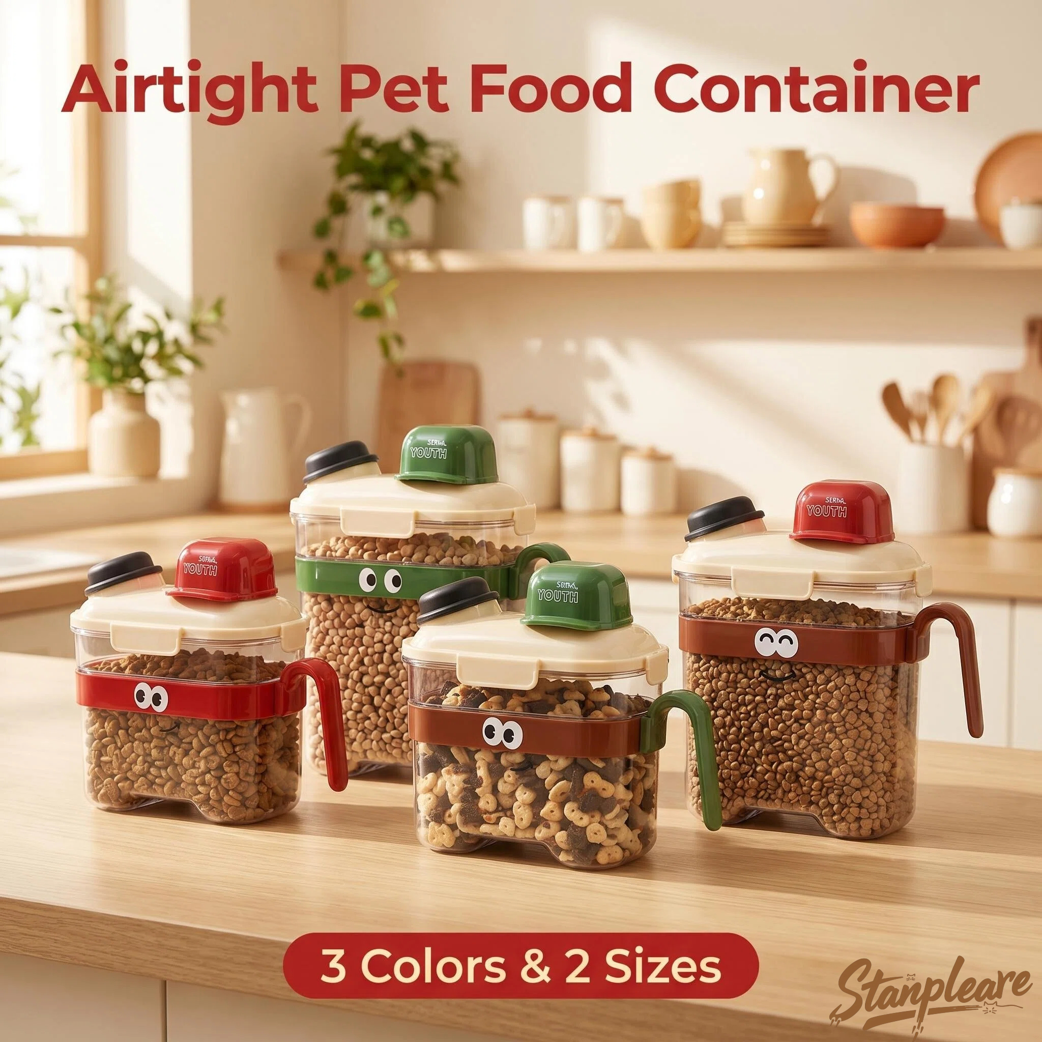 Transparent Airtight Pet Food  - Food Storage Handling avis et prix