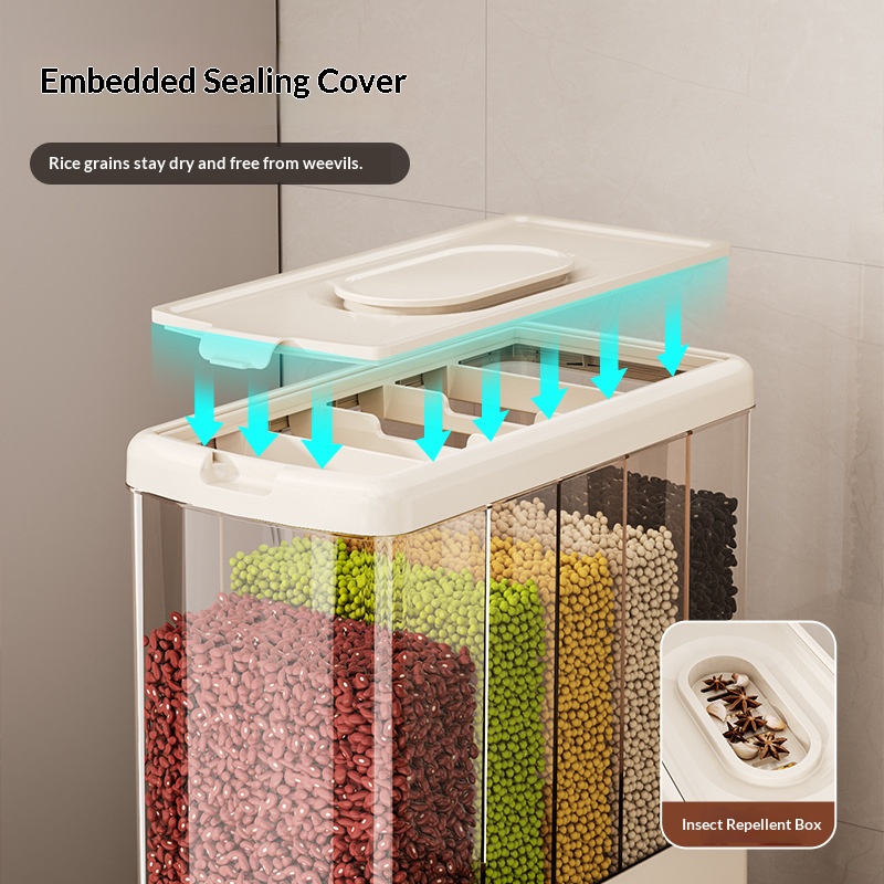 1PC Compartment Press-Type Gra - Food Storage Labels avis et prix