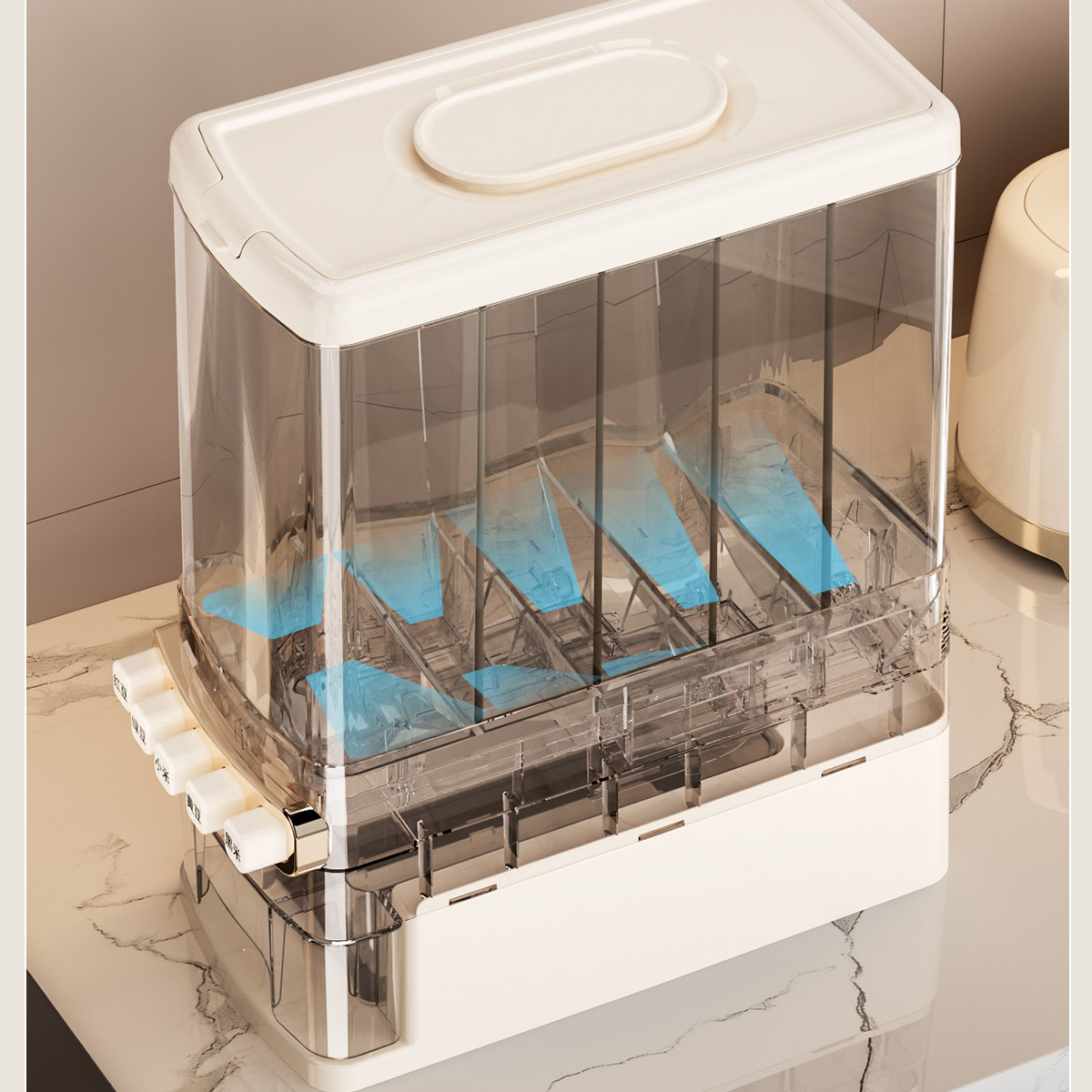 1PC Compartment Press-Type Gra - Food Storage Labels avis et prix
