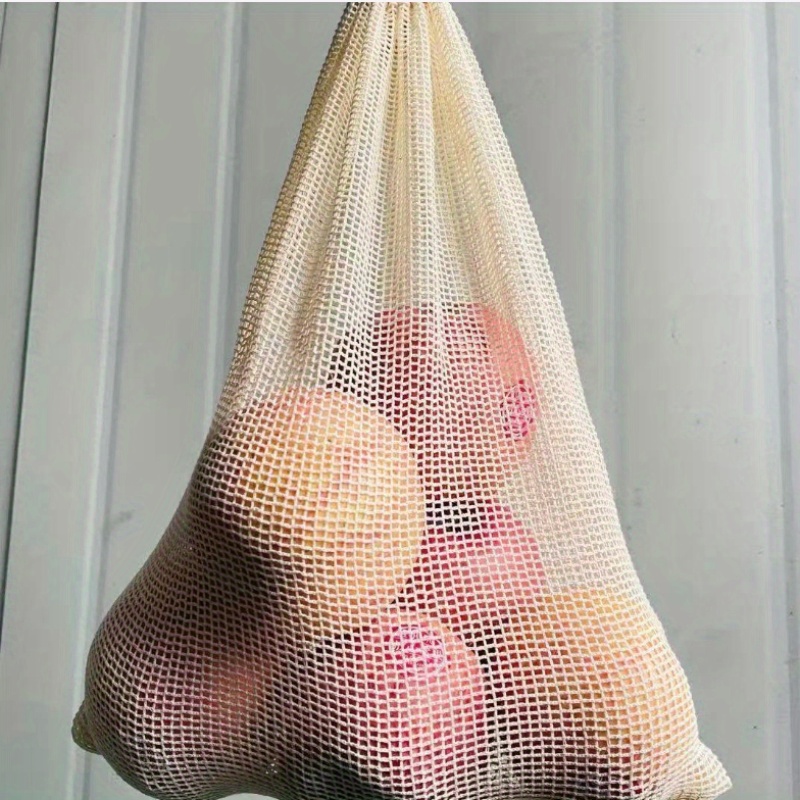 1pc Cotton Mesh Reusable Produ - Produce Bag Reusable Mesh avis et prix