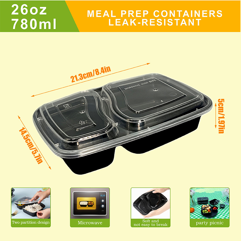 10/40 Pack 26 oz Two-Compartme - Food Storage Vault avis et prix