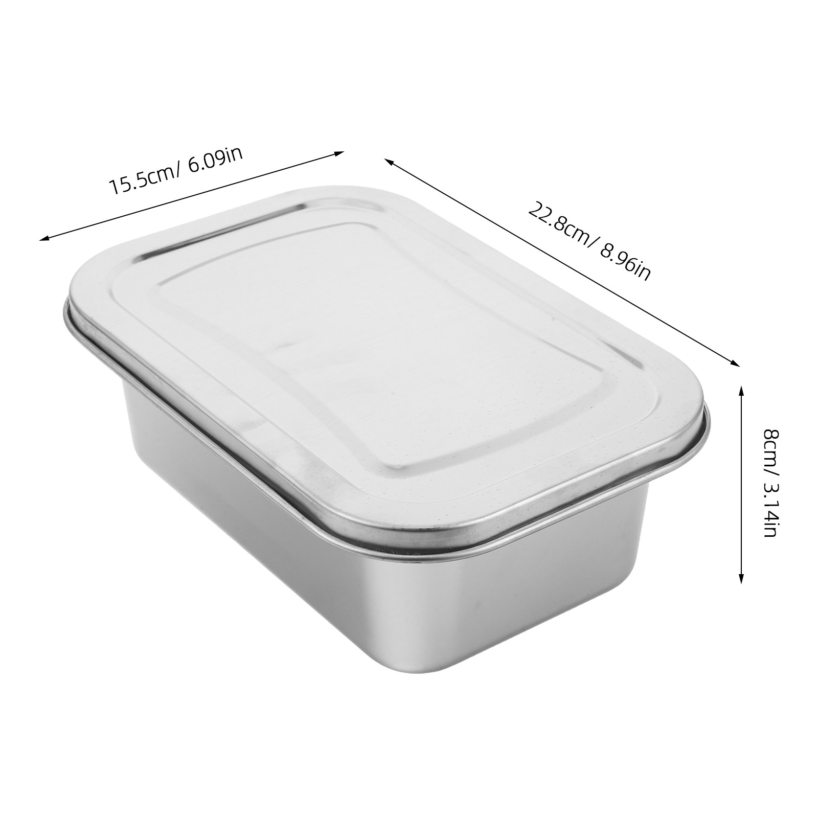 1.8L Ice Cream Box Stainless S - Food Storage Metal Box avis et prix
